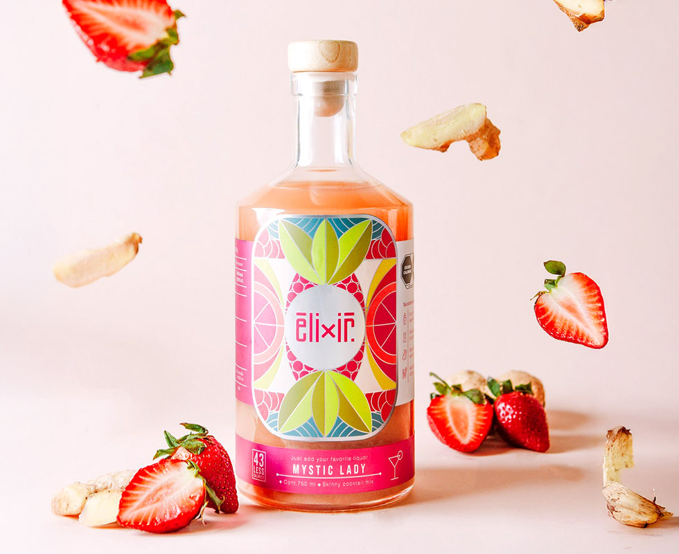 100%天然フルーツベースのノンアルコールミキサーElixir Mixer ミスティックレディ